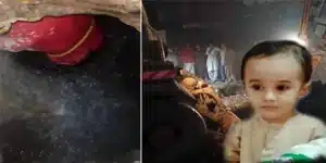 نیپا چورنگی میں 3 سالہ بچہ مین ہول گر گیا ہجوم کا پولیس اور میڈیا پر پتھراؤ