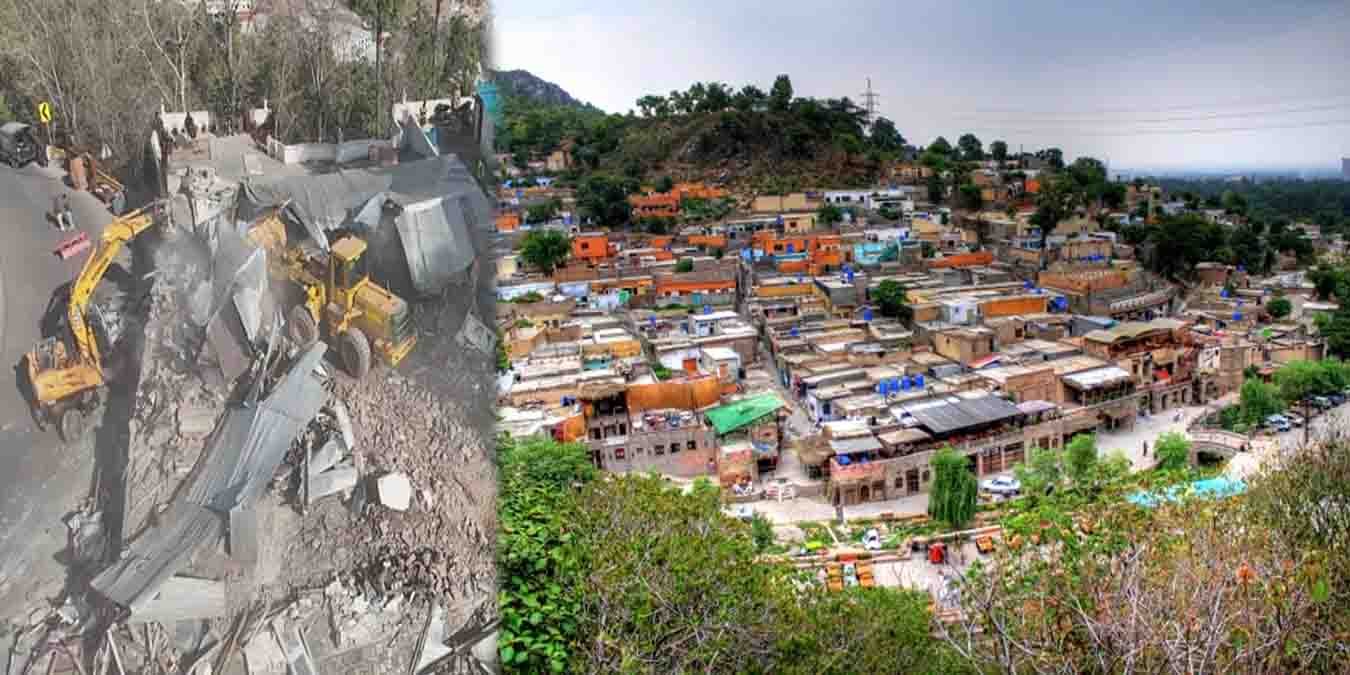 مسلم کالونی میں غیر قانونی تعمیرات کے خلاف آپریشن اور سرکاری اراضی کی واگزاری