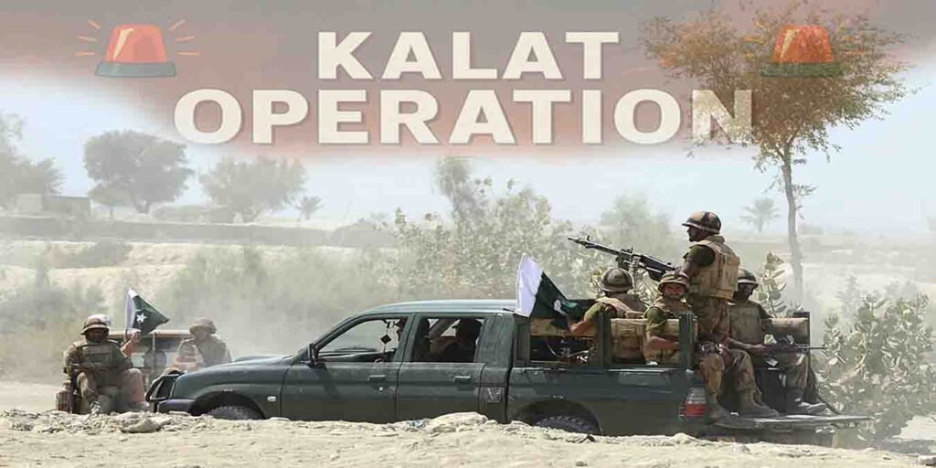 قلات میں سیکیورٹی فورسز کا بڑا آپریشن: فتنۃ الہندوستان کے 8 دہشت گرد ہلاک، بھاری اسلحہ برآمد