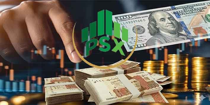 پاکستان میں سٹاک مارکیٹ کا مثبت رجحان اور ڈالر کی قیمت میں کمی کی خبر