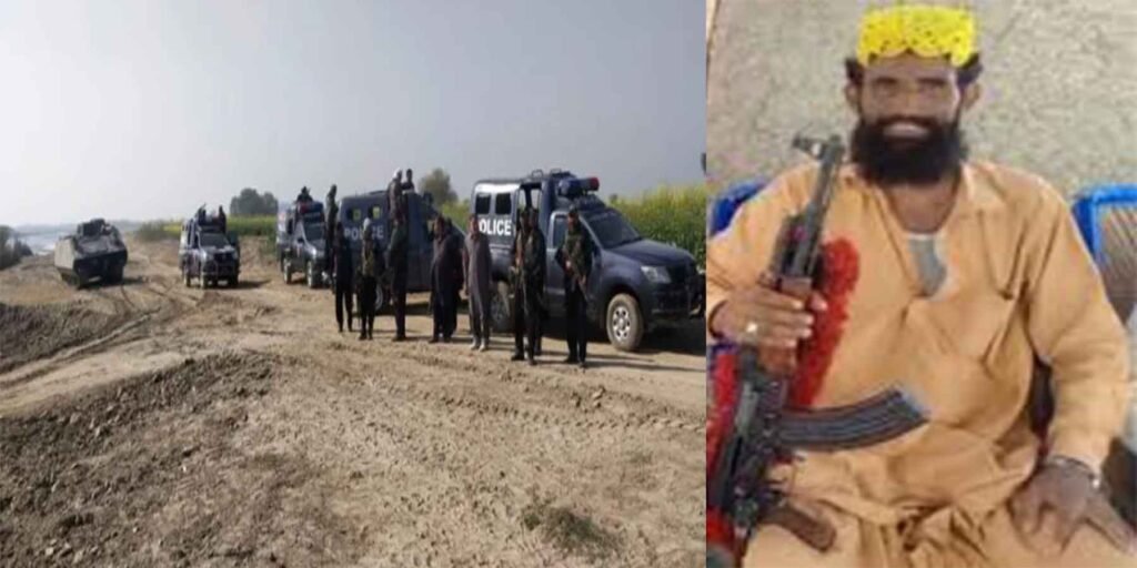 کچے کے ڈاکوؤں کے خلاف کارروائی کے دوران پنجاب پولیس اہلکار