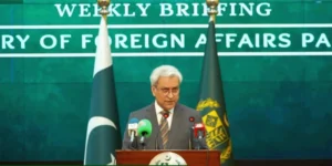 ترجمان دفتر خارجہ طاہر اندرابی کی ابراہام معاہدے پر ہفتہ وار بریفنگ