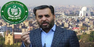 مصطفیٰ کمال کراچی کو وفاقی علاقہ بنانے کا مطالبہ کرتے ہوئے پریس کانفرنس کر رہے ہیں