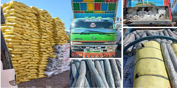 قلات میں کسٹمز انفورسمنٹ کوئٹہ کی بڑی کارروائی، غیر ملکی چھالیہ اور کپڑا برآمد