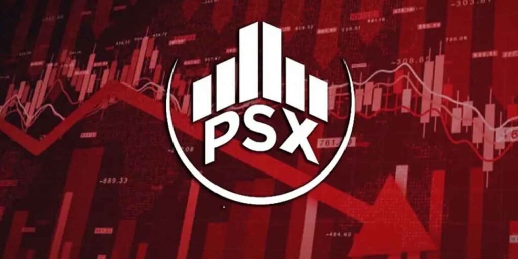 پاکستان اسٹاک ایکسچینج میں کاروبار کا منظر