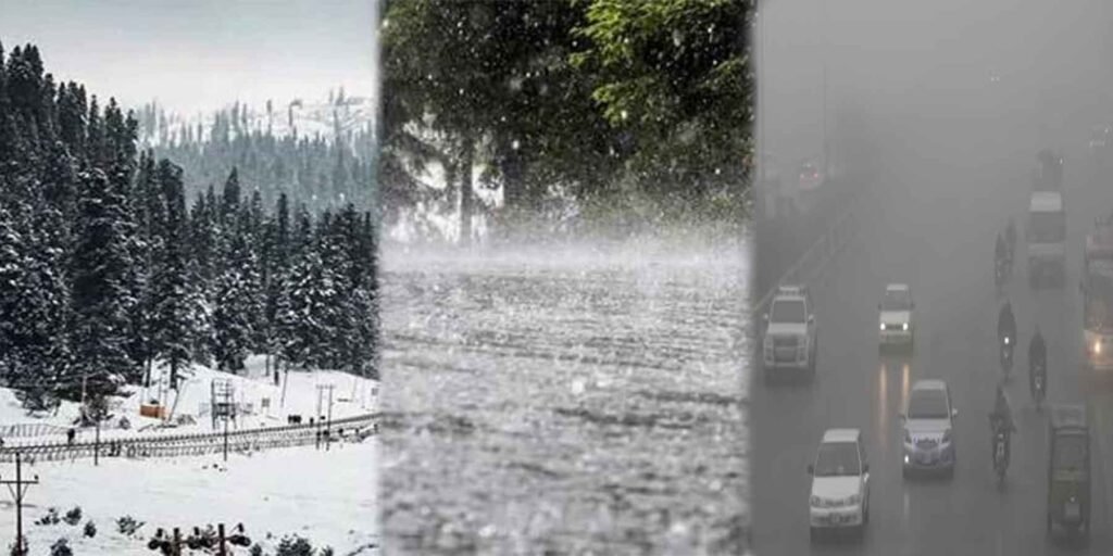 ملک بھر میں سرد موسم اور دھند کی پیشگوئی کی منظرکشی