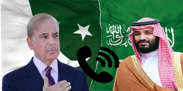 وزیراعظم وزیراعظم شہباز شریف کی ولی عہد محمد بن سلمان سے ٹیلی فونک گفتگو: پاک سعودی تعلقات کو مزید مضبوط بنانے کے عزم کا اعادہ