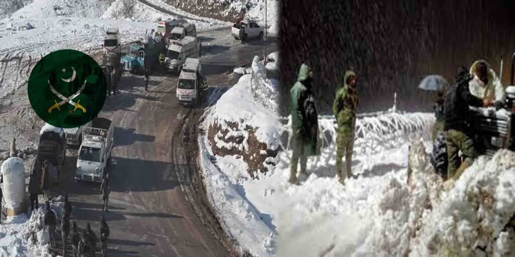 وادی تیراہ برفباری ریلیف آپریشن پاک فوج