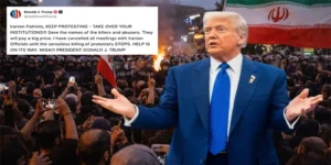 صدر ٹرمپ کا ایرانی عوام کو براہِ راست پیغام