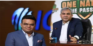 پاک بھارت میچ بائیکاٹ: آئی سی سی وفد محسن نقوی کو منانے لاہور پہنچ گیا