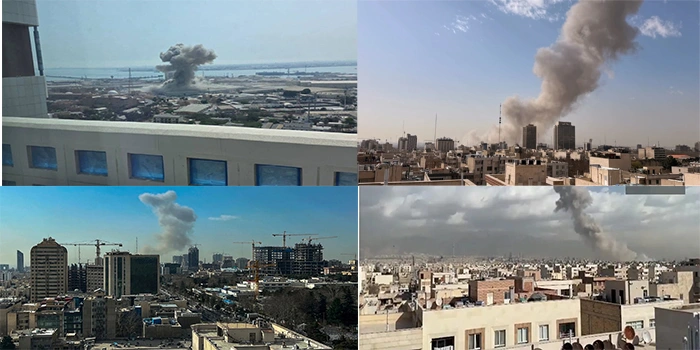 ایران کا بھرپور جوابی حملہ، قطر، کویت،بحریں، متحدہ عرب امارات اور سعودی عرب میں امریکی اڈے نشانہ