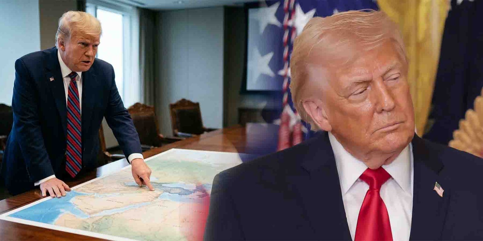 امریکی صدر ڈونلڈ ٹرمپ اوول آفس میں پریس کانفرنس کرتے ہوئے