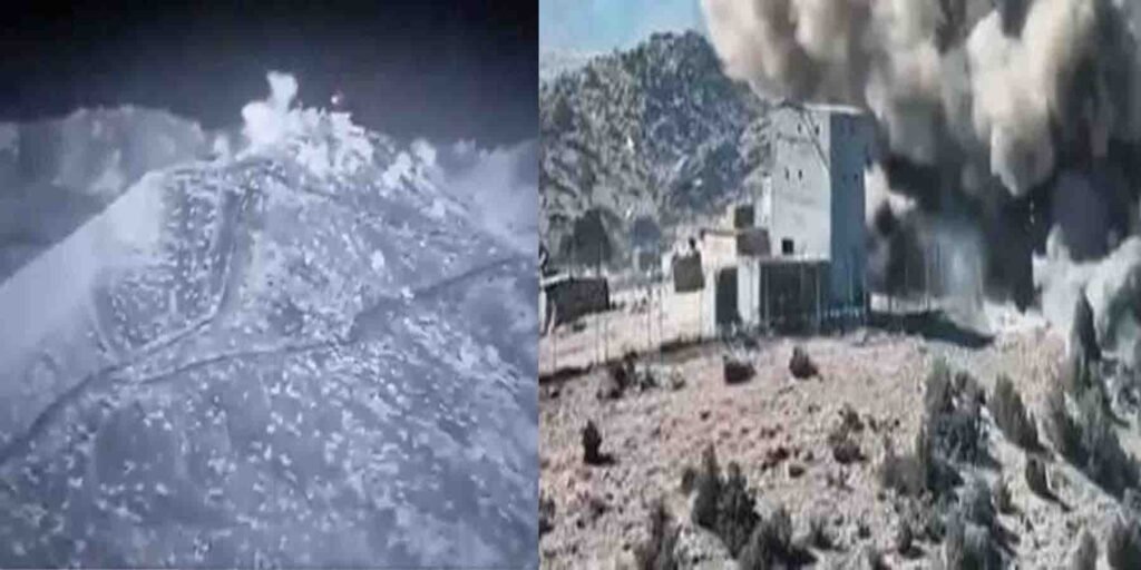 آپریشن غضب للحق میں پاک فوج کی کارروائی کا منظر