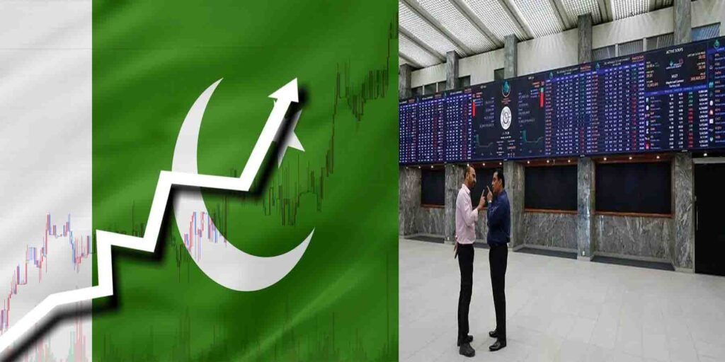 پاکستان اسٹاک ایکسچینج تیزی اور ڈالر کی کمی