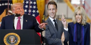 ٹرمپ کا فرانسیسی صدر میکرون اور اہلیہ پر طنز، نیٹو اتحاد پر بھی شدید تنقید