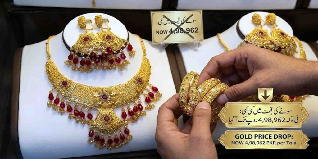 سونے کی قیمت میں کمی پاکستان