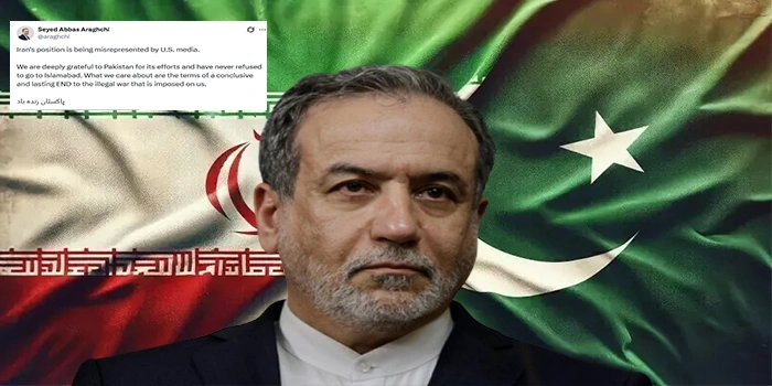 اسلام آباد جانے سے کبھی انکار نہیں کیا، پاکستان کی سفارتی کوششوں کو سراہتے ہیں، عباس عراقچی کا اردو میں پیغام