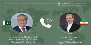 وزیر خارجہ اسحاق ڈار کا ایرانی وزیر خارجہ عباس عراقچی سے رابطہ، پاکستان کی سفارتی کوششیں تیز