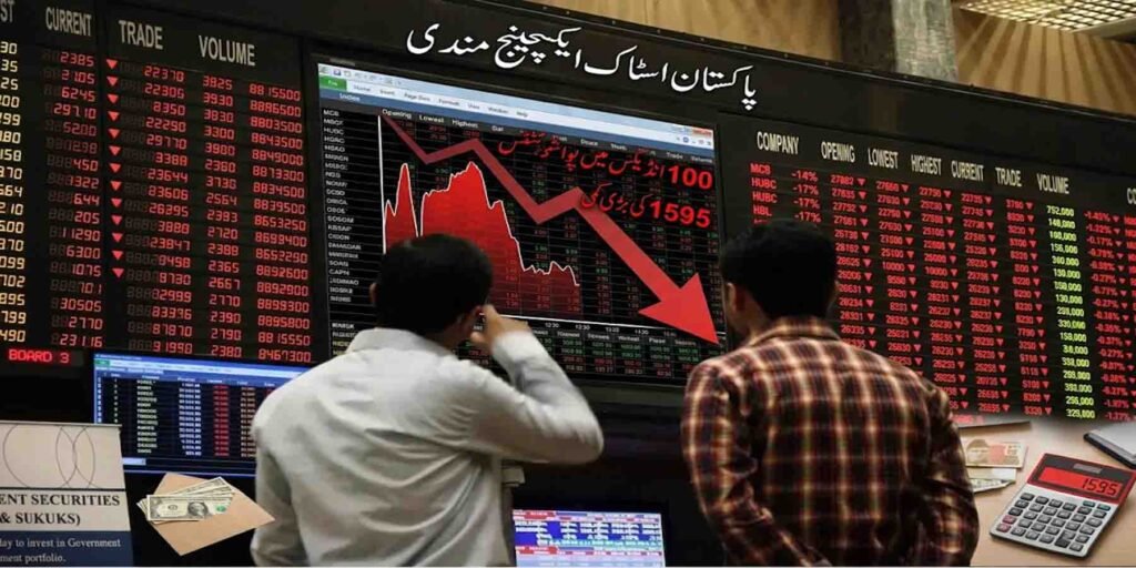 پاکستان اسٹاک ایکسچینج مندی 100 انڈیکس پوائنٹس کمی