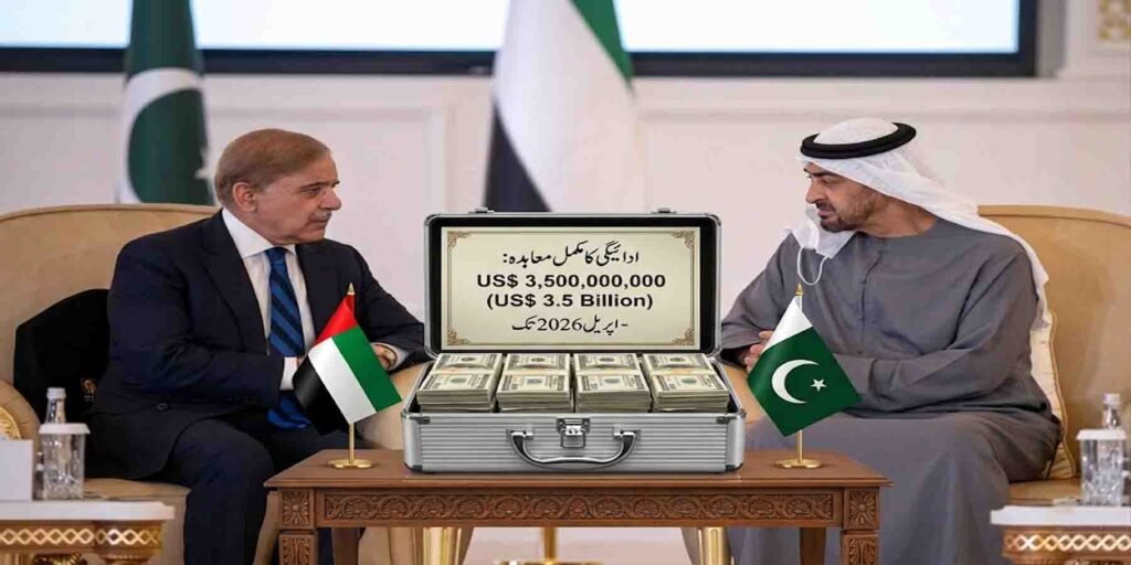 پاکستان یو اے ای قرضہ واپسی 3.5 ارب ڈالر
