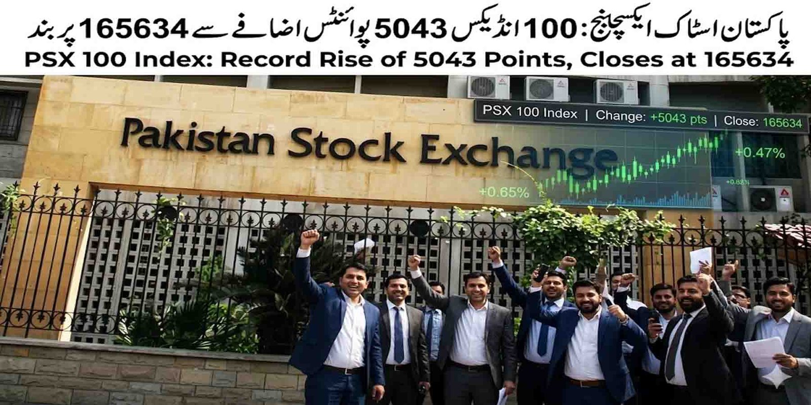 پاکستان اسٹاک ایکسچینج 100 انڈیکس 165634