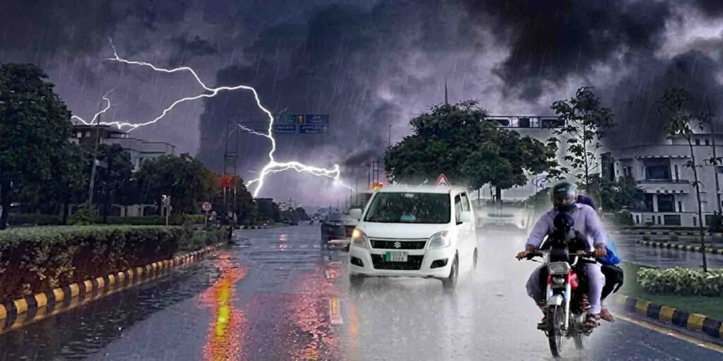 طوفانی بارشوں کی پیشگوئی پاکستان موسم الرٹ ژالہ باری