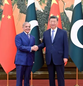 صدر شی جن پنگ کی وزیراعظم شہباز شریف سے ملاقات، مشرقِ وسطیٰ میں امن کیلئے پاکستان کا تعمیری کردار سراہا