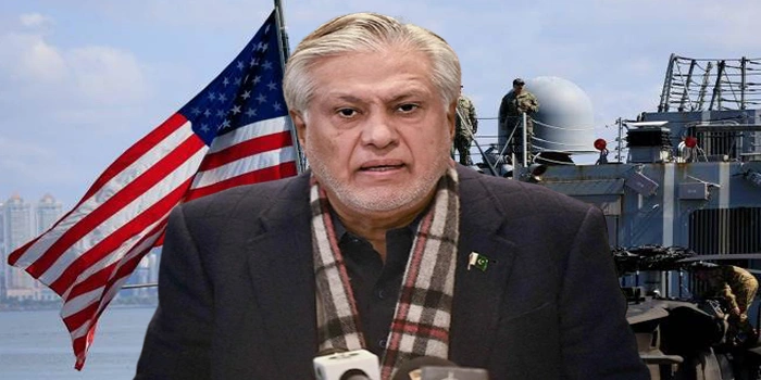 اسحاق ڈار پاکستانی اور ایرانی شہریوں کی امریکی تحویل سے واپسی سے متعلق بیان دیتے ہوئے