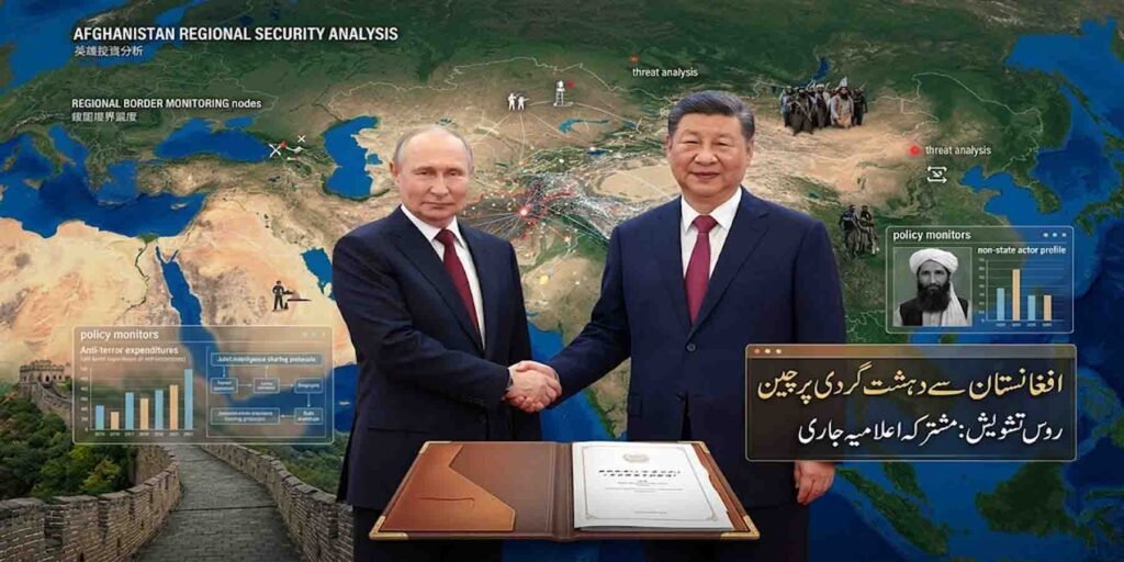 افغانستان سے دہشت گردی پر چین روس تشویش