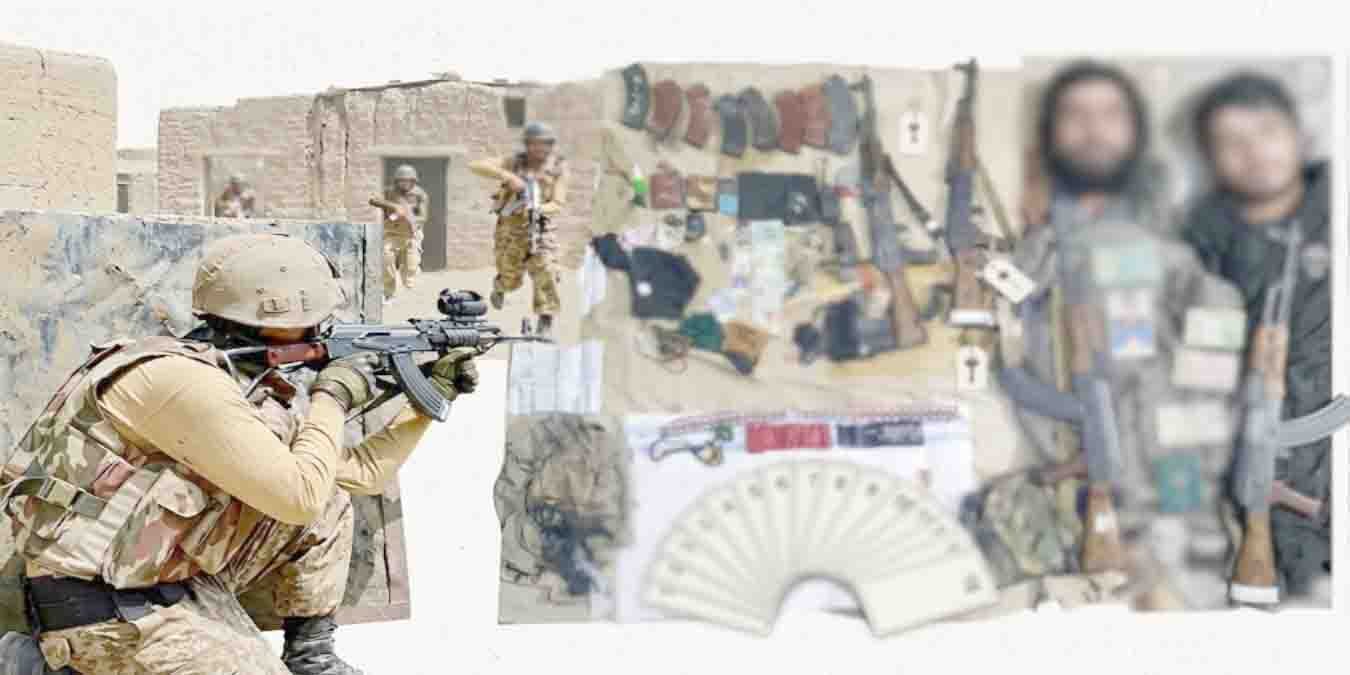 بنوں آپریشن کے دوران سیکیورٹی فورسز کی کارروائی کی نمائندہ تصویر