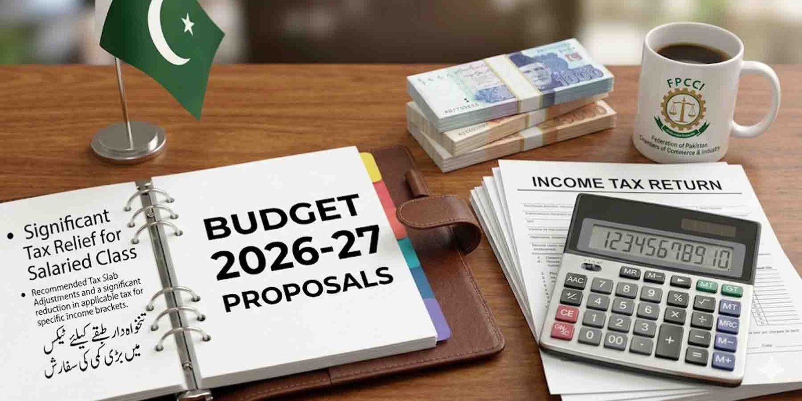 بجٹ 2026-27 تجاویز: تنخواہ دار طبقے کیلئے ٹیکس میں بڑی کمی کی سفارش