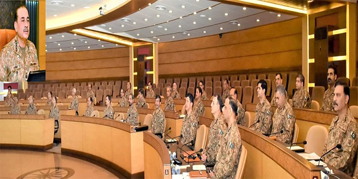 آرمی چیف275ویں کور کمانڈرز کانفرنس کی صدارت کرتے ہوئے