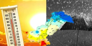 پاکستان میں شدید گرمی اوربارش و ژالہ باری کی پیشگوئی
