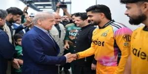 پی ایس ایل فائنل: وزیراعظم شہباز شریف قذافی اسٹیڈیم لاہور پہنچ گئے