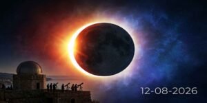 2026 کا مکمل سورج گرہن: 12 اگست کو تاریخی فلکیاتی منظر، سپین میں 1905 کے بعد پہلا مکمل نظارہ