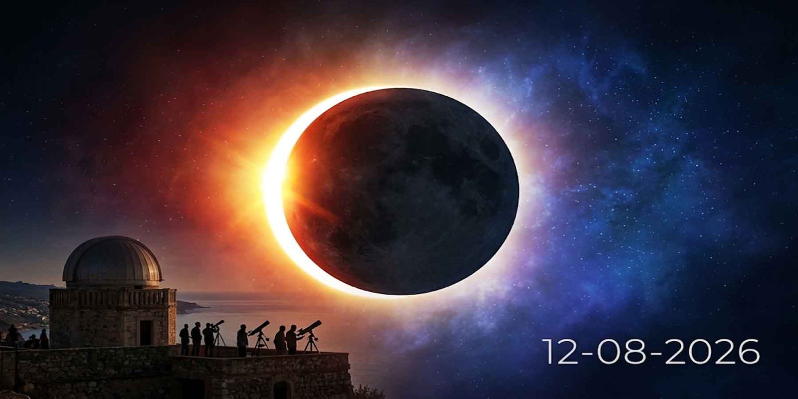 2026 کا مکمل سورج گرہن 12 اگست کو یورپ اور سپین میں نظر آنے والا فلکیاتی منظر