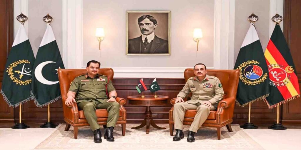 شہباز شریف سے امیرِ قطر کا رابطہ، پاکستان کی سفارتی کامیابیوں کو خراجِ تحسین 2 عاصم منیر صدام خلیفہ حفتر ملاقات جی ایچ کیو راولپنڈی
