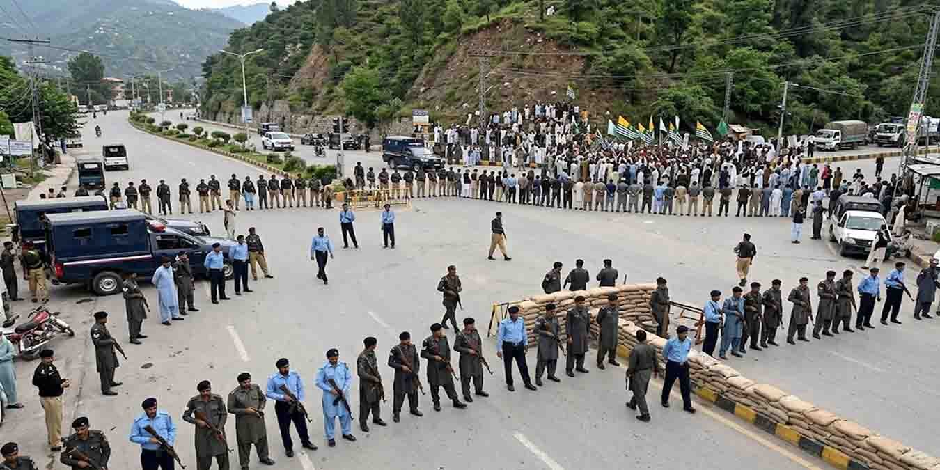 آزاد کشمیر سکیورٹی انتظامات سخت، احتجاجی کال پر 1500 اسلام آباد پولیس اہلکار تعینات