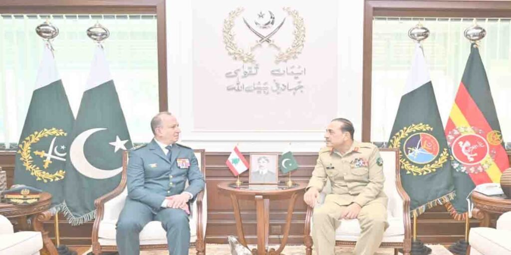 فیلڈ مارشل عاصم منیر سے لبنانی فوجی سربراہ کی ملاقات