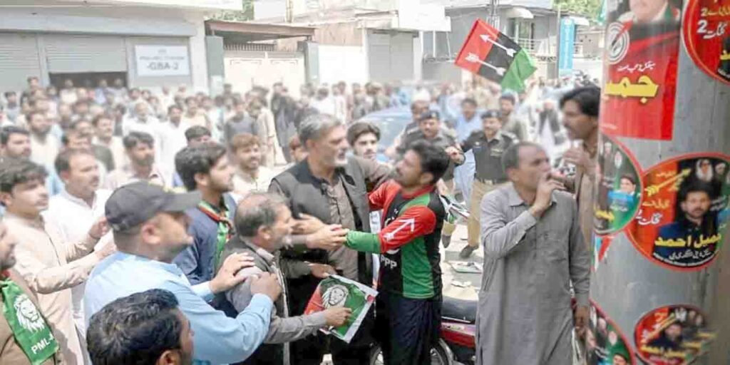 جی بی اے 2 پولنگ اسٹیشن جھگڑا
