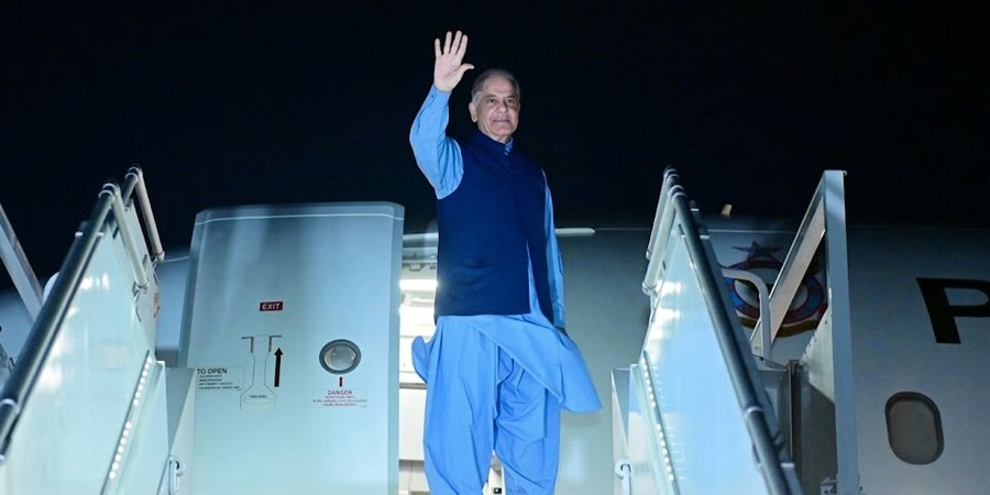 ایران امریکا مذاکرات میں شرکت کیلئے سوئٹزرلینڈ پہنچنے والے وزیراعظم شہباز شریف