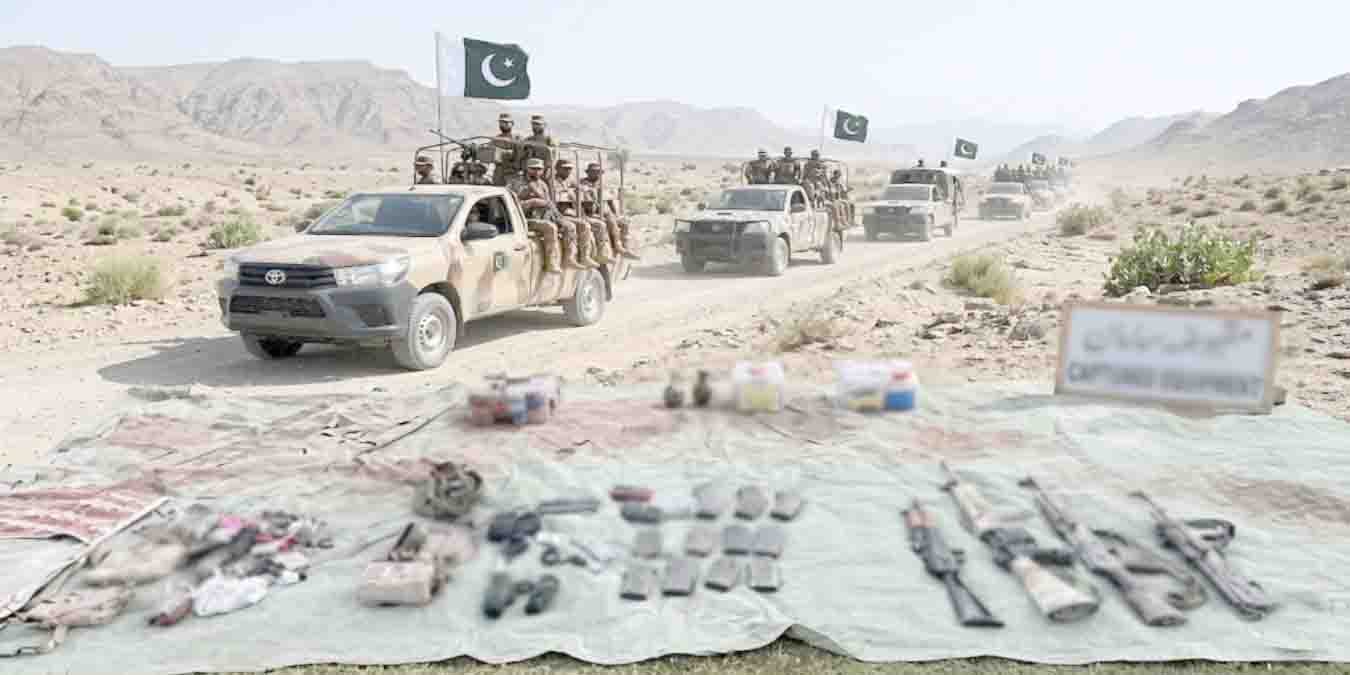 پنجگور آپریشن میں سکیورٹی فورسز کی کارروائی