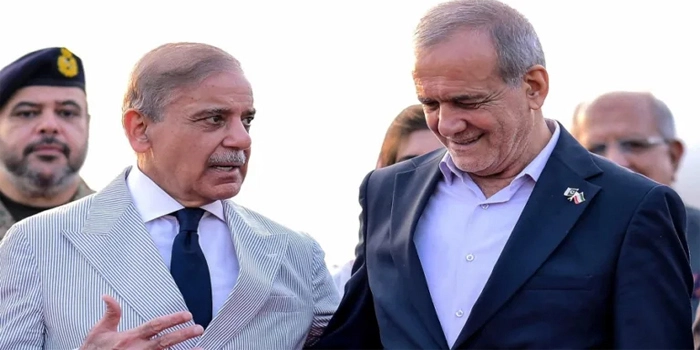 شہباز شریف اور ایرانی صدر مسعود پزشکیان کا ٹیلیفونک رابطہ، امن معاہدے کے بعد تعلقات مزید مضبوط بنانے پر اتفاق