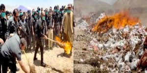 کوئٹہ کسٹمز کی بڑی کارروائی، 4.5 ارب روپے کا اسمگل شدہ سامان نذرِ آتش