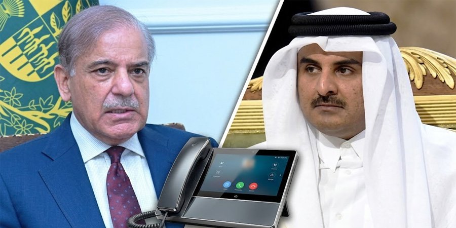 شہباز شریف سے امیرِ قطر کا رابطہ اور پاکستان کی سفارتی کامیابیوں پر گفتگو