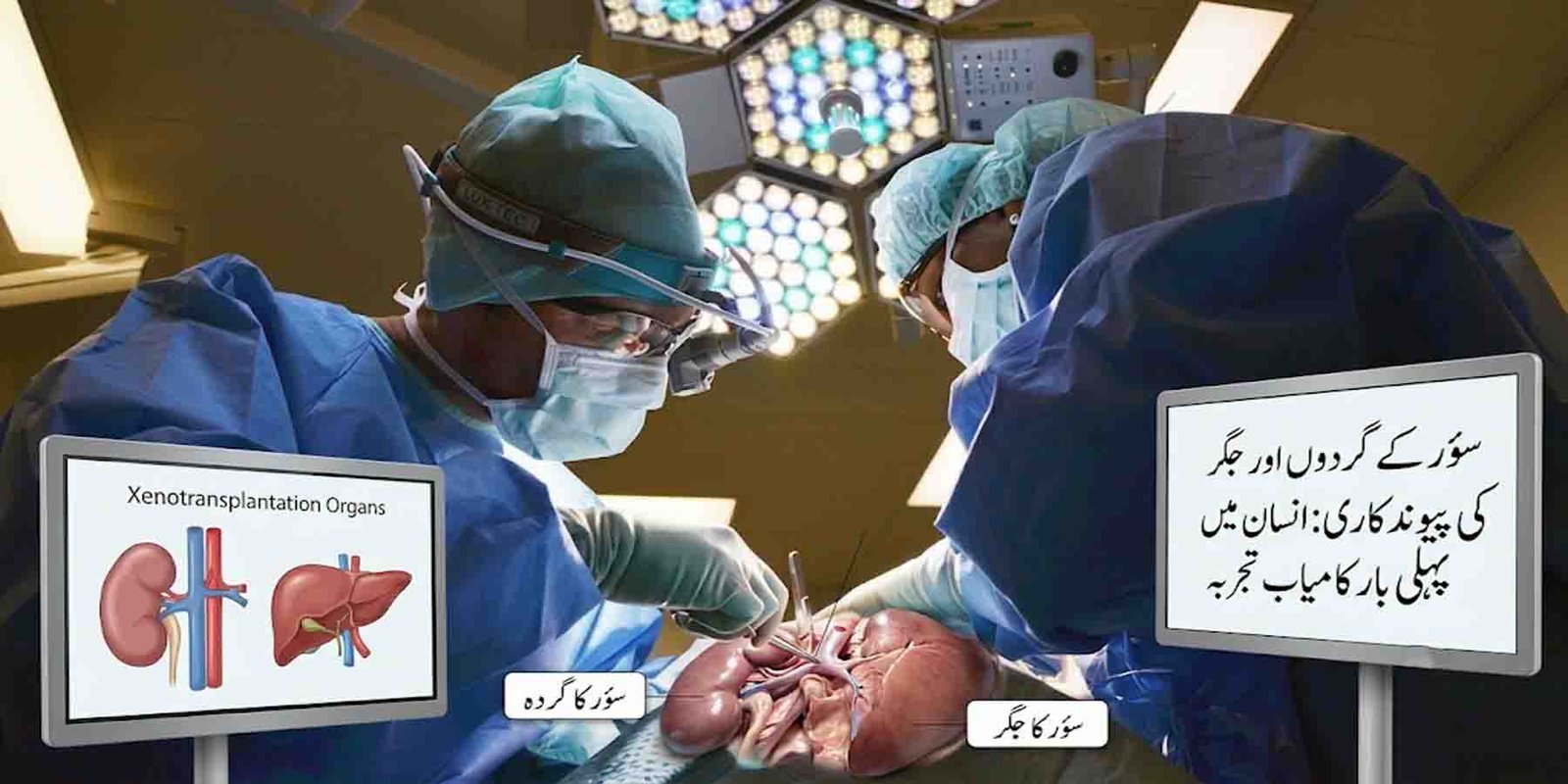 سؤر کے گردوں اور جگر کی پیوندکاری: انسان میں پہلی بار کامیاب تجربہ