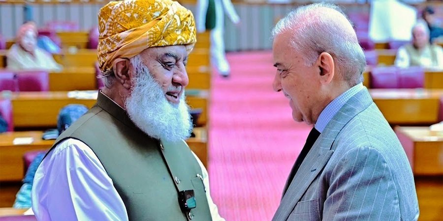 وزیراعظم اور مولانا فضل الرحمان کا مکالمہ قومی اسمبلی میں