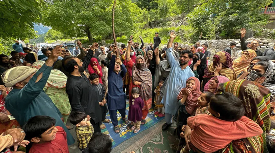 آزاد کشمیر میں لانگ مارچ سے قبل سیکیورٹی اہلکار تعینات
