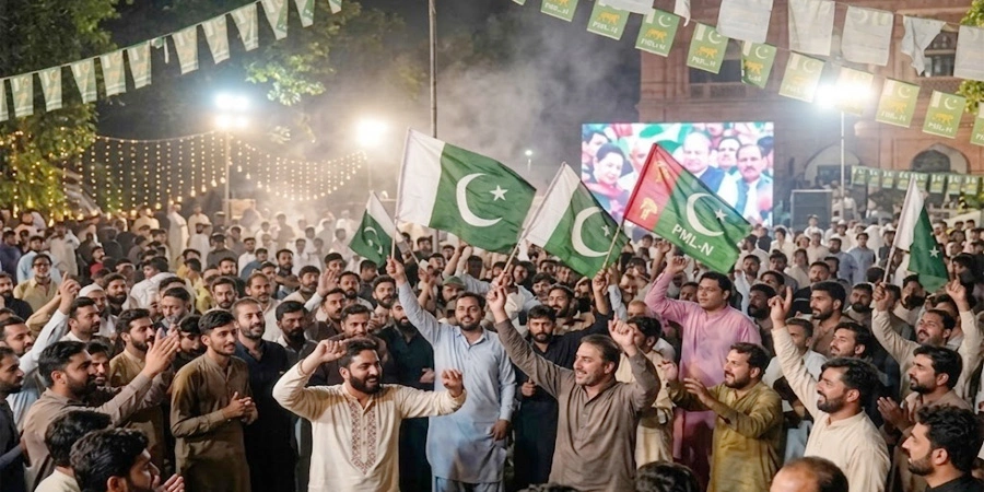 آزاد کشمیر الیکشن نتائج: ن لیگ 7 نشستوں کے ساتھ آگے