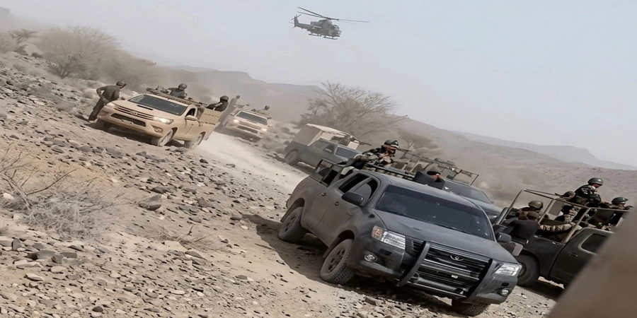 بلوچستان میں سکیورٹی فورسز کی کارروائی کے دوران دہشتگردوں کے خلاف آپریشن